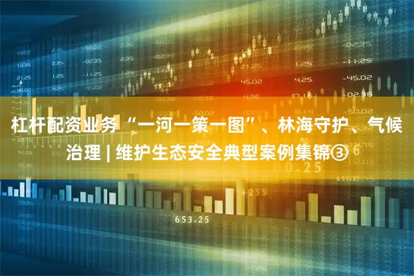 杠杆配资业务 “一河一策一图”、林海守护、气候治理 | 维护生态安全典型案例集锦③